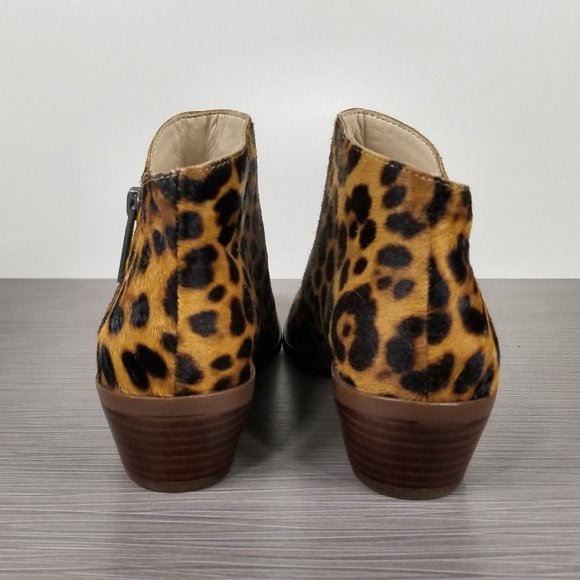 1. STATE Rosita Side Zip Ankle Bootie, Leopard Print, Womens Size 6.5 M / 37 - Picture 5 of 10